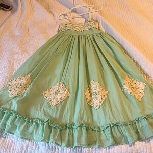 Well Dressed Wolf Mint Maxi Dress sz 6